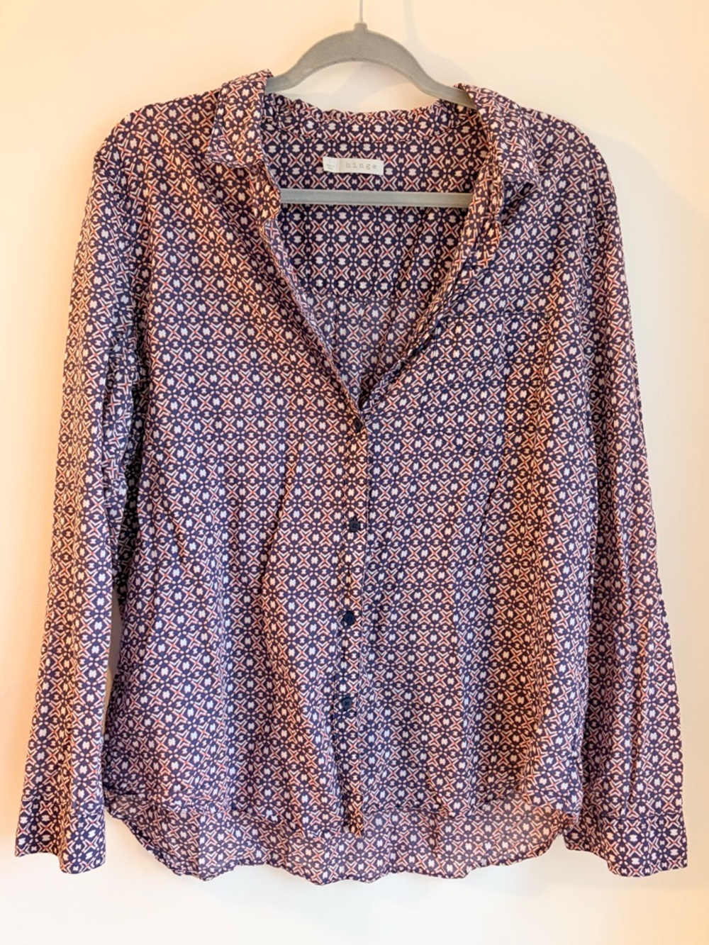 Hinge Printed Button-Down Shirt